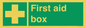 SX460: first aid box