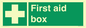 SX460: first aid box