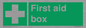SX460: first aid box