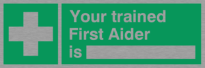 SX463: your trained first aider is