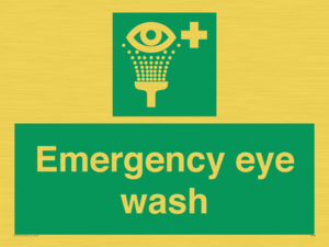 SX464: emergency eye wash
