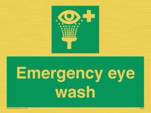 SX464: emergency eye wash