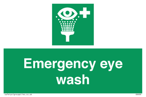 SX464: emergency eye wash