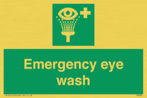 SX464: emergency eye wash