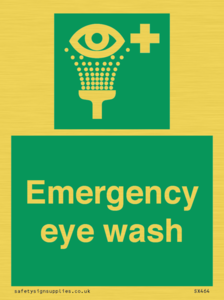 SX464: emergency eye wash