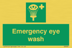 SX464: emergency eye wash