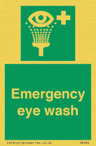 SX464: emergency eye wash