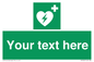 SX5222: Custom Defibrillator Sign
