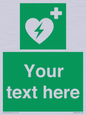 SX5222: Custom Defibrillator Sign