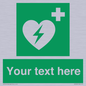 SX5222: Custom Defibrillator Sign