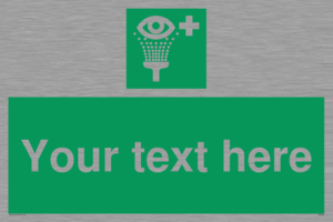 SX5226: Custom Eye Wash Station Sign