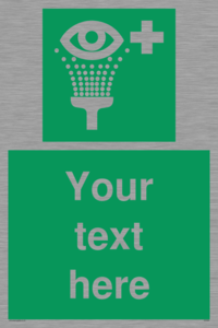 SX5226: Custom Eye Wash Station Sign