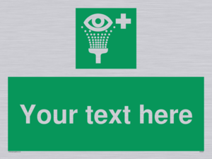 SX5226: Custom Eye Wash Station Sign