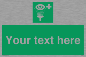 SX5226: Custom Eye Wash Station Sign