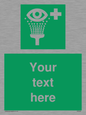 SX5226: Custom Eye Wash Station Sign