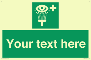 SX5226: Custom Eye Wash Station Sign