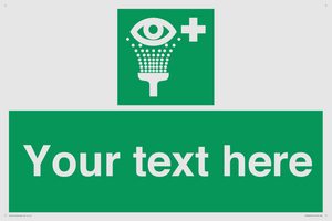 SX5226: Custom Eye Wash Station Sign