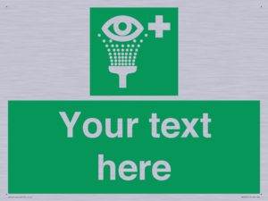 SX5226: Custom Eye Wash Station Sign