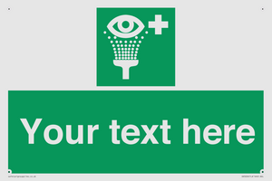 SX5226: Custom Eye Wash Station Sign