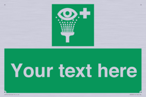 SX5226: Custom Eye Wash Station Sign