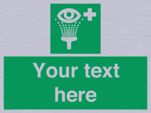 SX5226: Custom Eye Wash Station Sign