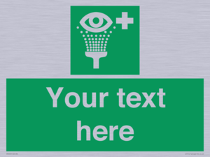 SX5226: Custom Eye Wash Station Sign