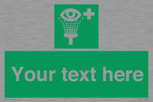 SX5226: Custom Eye Wash Station Sign