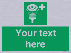 SX5226: Custom Eye Wash Station Sign