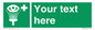 SX5226: Custom Eye Wash Station Sign