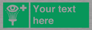 SX5226: Custom Eye Wash Station Sign