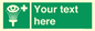SX5226: Custom Eye Wash Station Sign