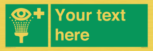 SX5226: Custom Eye Wash Station Sign