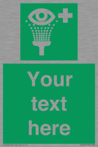 SX5226: Custom Eye Wash Station Sign