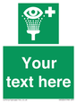 SX5226: Custom Eye Wash Station Sign