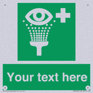 SX5226: Custom Eye Wash Station Sign