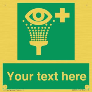 SX5226: Custom Eye Wash Station Sign