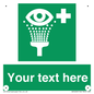 SX5226: Custom Eye Wash Station Sign