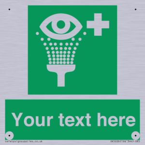 SX5226: Custom Eye Wash Station Sign