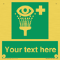 SX5226: Custom Eye Wash Station Sign
