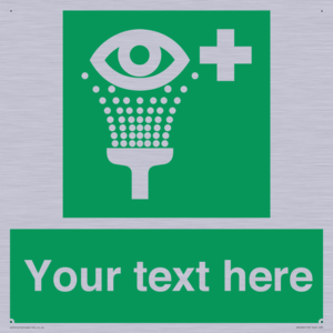 SX5226: Custom Eye Wash Station Sign