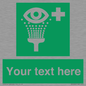 SX5226: Custom Eye Wash Station Sign
