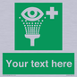 SX5226: Custom Eye Wash Station Sign
