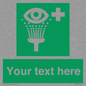 SX5226: Custom Eye Wash Station Sign
