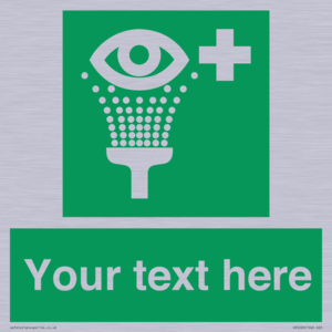 SX5226: Custom Eye Wash Station Sign