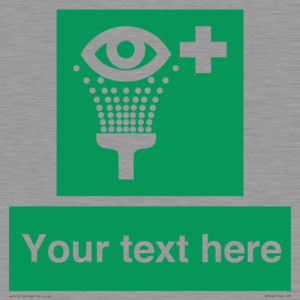 SX5226: Custom Eye Wash Station Sign