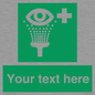 SX5226: Custom Eye Wash Station Sign
