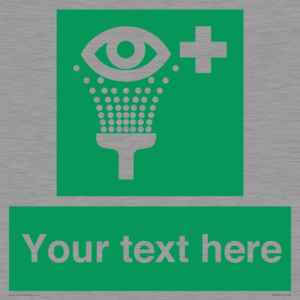 SX5226: Custom Eye Wash Station Sign