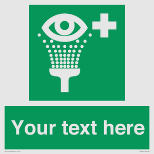 SX5226: Custom Eye Wash Station Sign