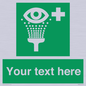 SX5226: Custom Eye Wash Station Sign