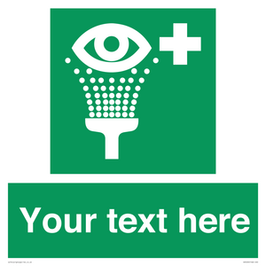 SX5226: Custom Eye Wash Station Sign